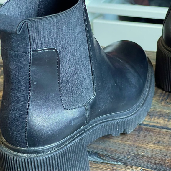 Zara low heel lug sole ankle boot - Picture 7 of 14